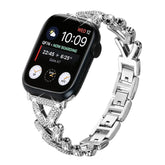 xDfind Small Twist Diamond Metal Watch Band